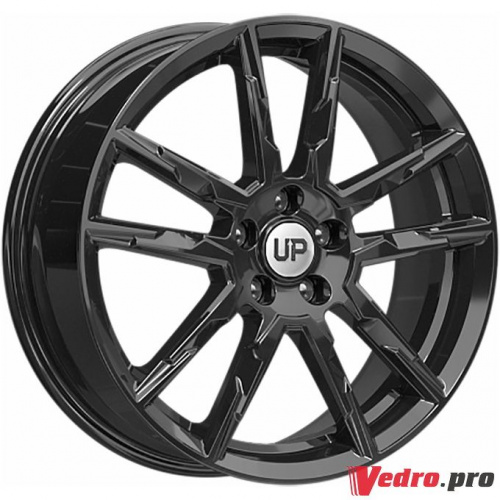 Колесный диск Wheels UP Up107 6.5x17 4x100 ET41 DIA60.1 Черный глянцевый