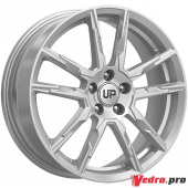 Колесный диск Wheels UP Up107 6.5x17 5x100 ET45 DIA54.1 Серебристый