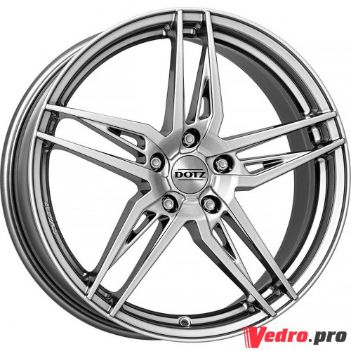 Колесный диск DOTZ Interlagos shine 7.5x19 5x112 ET51 DIA57.1 Насыщенный серебристый