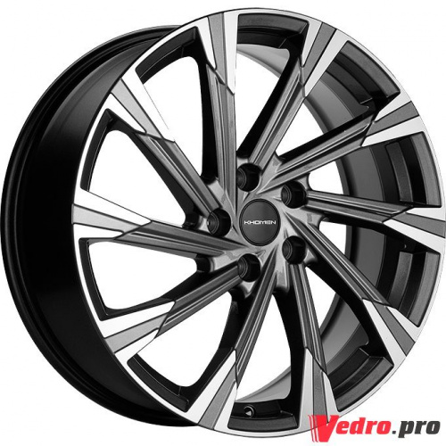 Колесный диск KHOMEN KHW1901 7.5x19 5x108 ET33 DIA60.1 Gray-FP