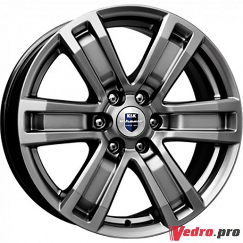 Колесный диск КиК R-7 Рольф (КС457) 7.5x17 6x139.7 ET43 DIA108.1 Дарк платинум