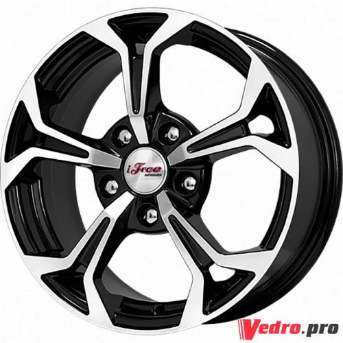 Колесный диск iFree Эрнесто (КС484) 6.5x15 5x110 ET35 DIA65.1 Блэк Джек