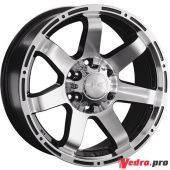 Колесный диск LS 1289 8x18 6x139.7 ET20 DIA106.1 BKF