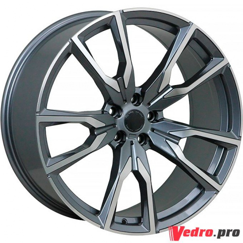 Колесный диск LegeArtis Concept-B539 10.5x22 5x112 ET43 DIA66.6 Антрацитовый с полированной лицевой поверхностью