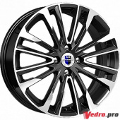 Колесный диск КиК Сильверстоун (КС770) 6.5x17 4x98 ET35 DIA58.5 алмаз черный SK