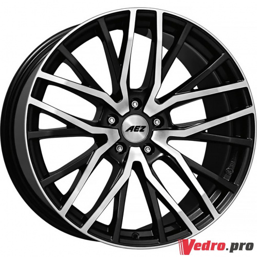 Колесный диск AEZ Panama dark 10x21 5x112 ET33 DIA66.6 Антрацитовый с полированной лицевой поверхностью