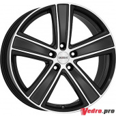 Колесный диск Dezent TH dark 9x20 5x112 ET50 DIA70.1 Черный с полированной лицевой поверхностью