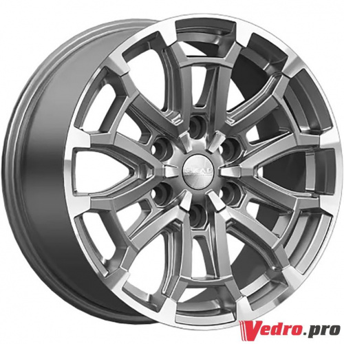 Колесный диск SKAD Авилис 8x18 6x139.7 ET25 DIA106.1 Алмаз графит
