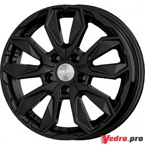 Колесный диск SKAD Сочи 6x16 4x100 ET41 DIA60.1 чёрный бархат