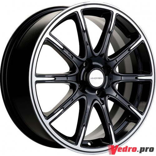 Колесный диск KHOMEN KHW1707 6.5x17 4x100 ET41 DIA60.1 Black-FP