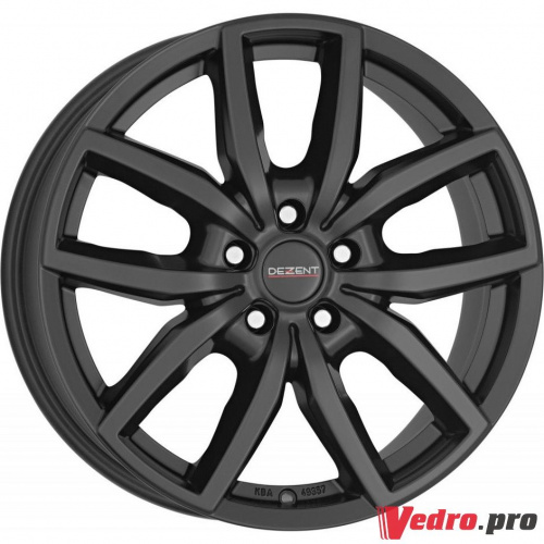 Колесный диск Dezent TE dark 8x18 5x112 ET50 DIA70.1 Черный матовый