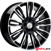 Колесный диск KHOMEN KHW2004 8.5x20 5x108 ET45 DIA63.4 Black-FP