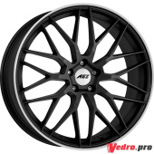 Колесный диск AEZ Crest dark 9x20 5x108 ET40 DIA70.1 Антрацитовый матовый с полированным ободом