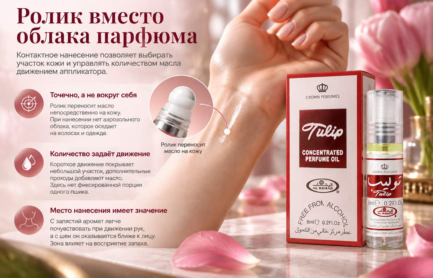 Ролик вместо облака парфюма