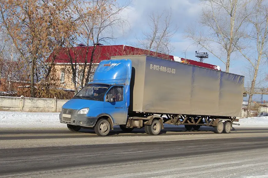 Газель с прицепом