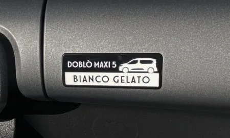 Fiat Doblo MAXI 5 BIANCO GELATO (K9FYH01 / K9FYH01L)