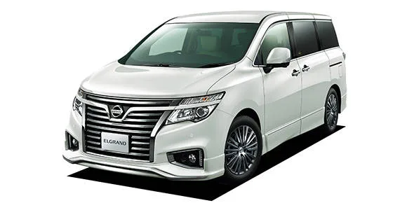 Nissan Elgrand 250HIGHWAY STAR S WHITE LEATHER URBAN CHROME (PE52 / PNE52 / TE52 / TNE52)