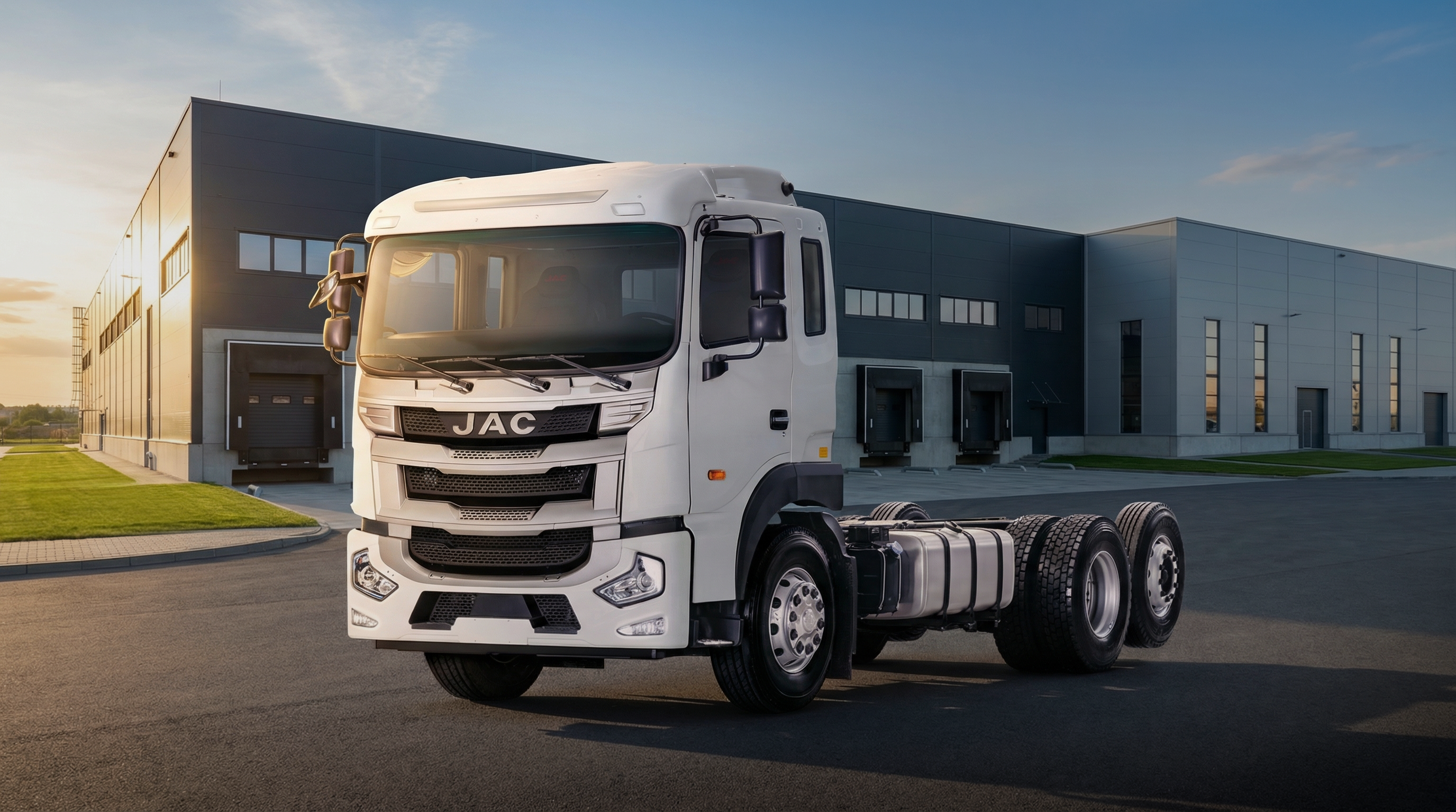 JAC N200 6х2 с подъёмно - поворотной осью, не имеющий аналогов на рынке