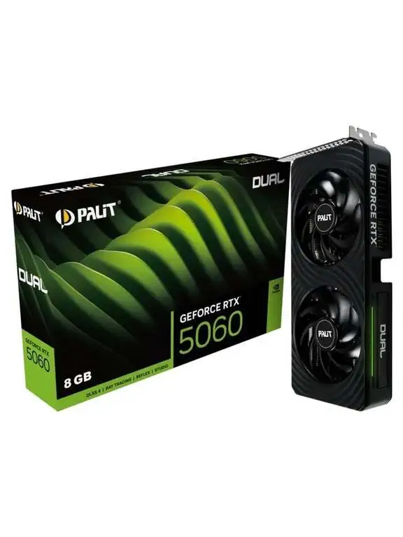 Видеокарта Palit GeForce RTX 5060 Dual 8 ГБ