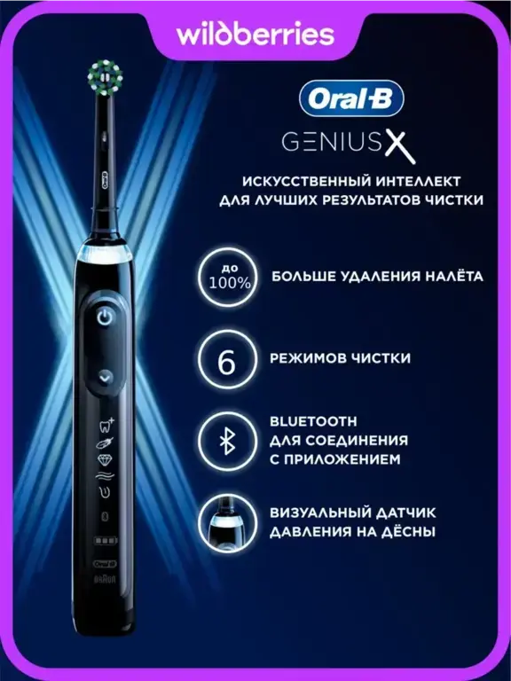 Электрическая зубная щетка Oral-B Genius X