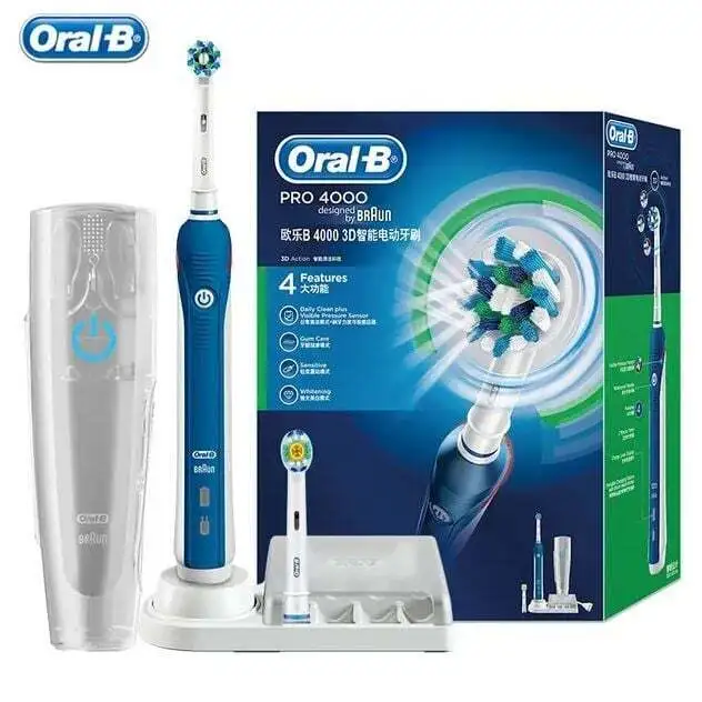 Электрическая зубная щетка Oral B Pro 4000 3D Action
