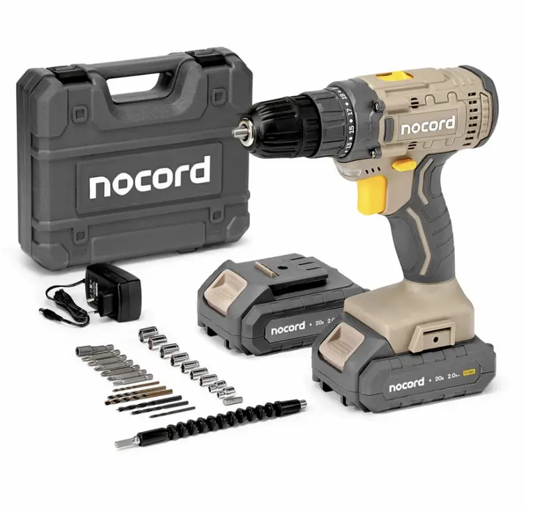 Аккумуляторная дрель-шуруповерт Nocord NCD-20.2.20
