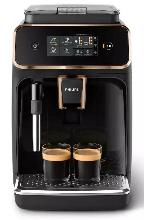 Автоматическая кофемашина Philips EP2124 CN, черный/золотой
