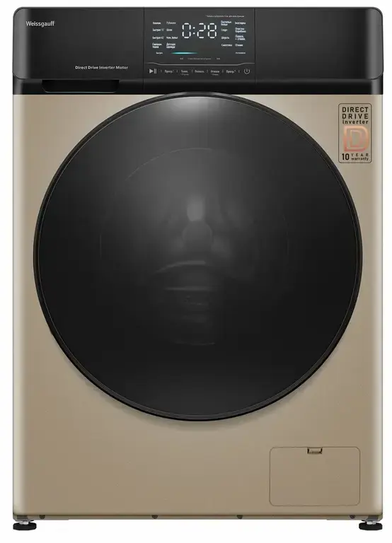 Cтиральная машина Weissgauff WM 4927 Direct Drive Inverter Premium Champagne