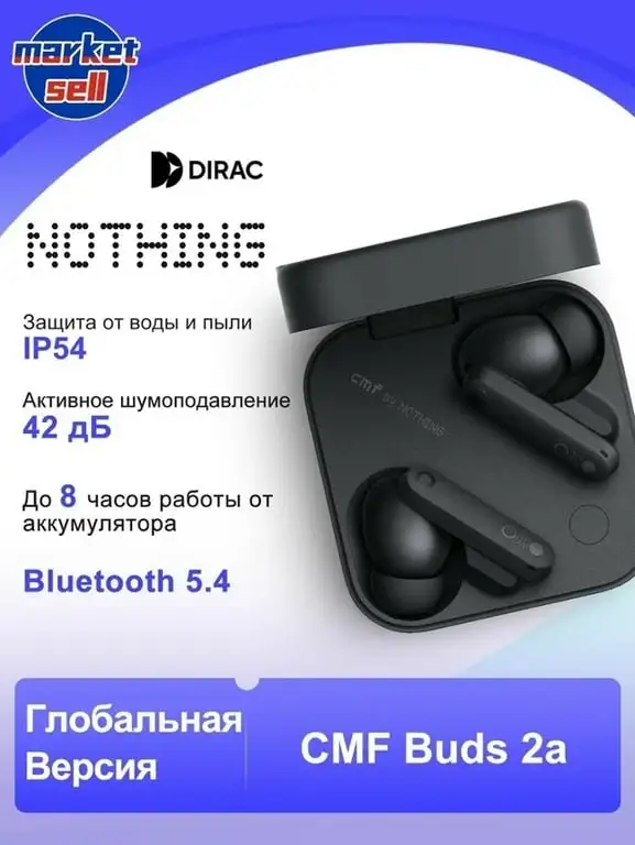 Наушники беспроводные CMF Buds 2a