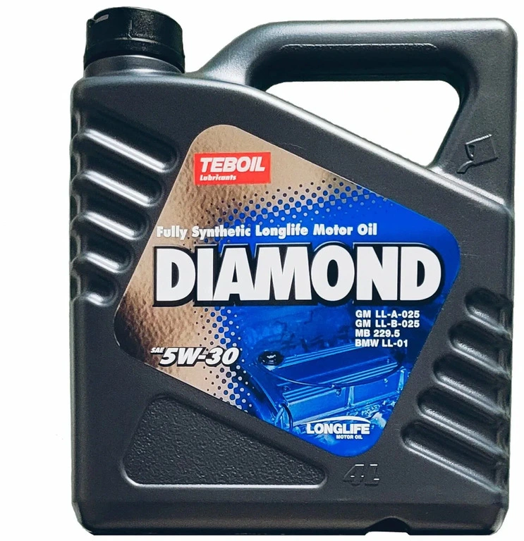 Масло моторное, Синтетическое TEBOIL DIAMOND (EU) 5W-30 , 4 л