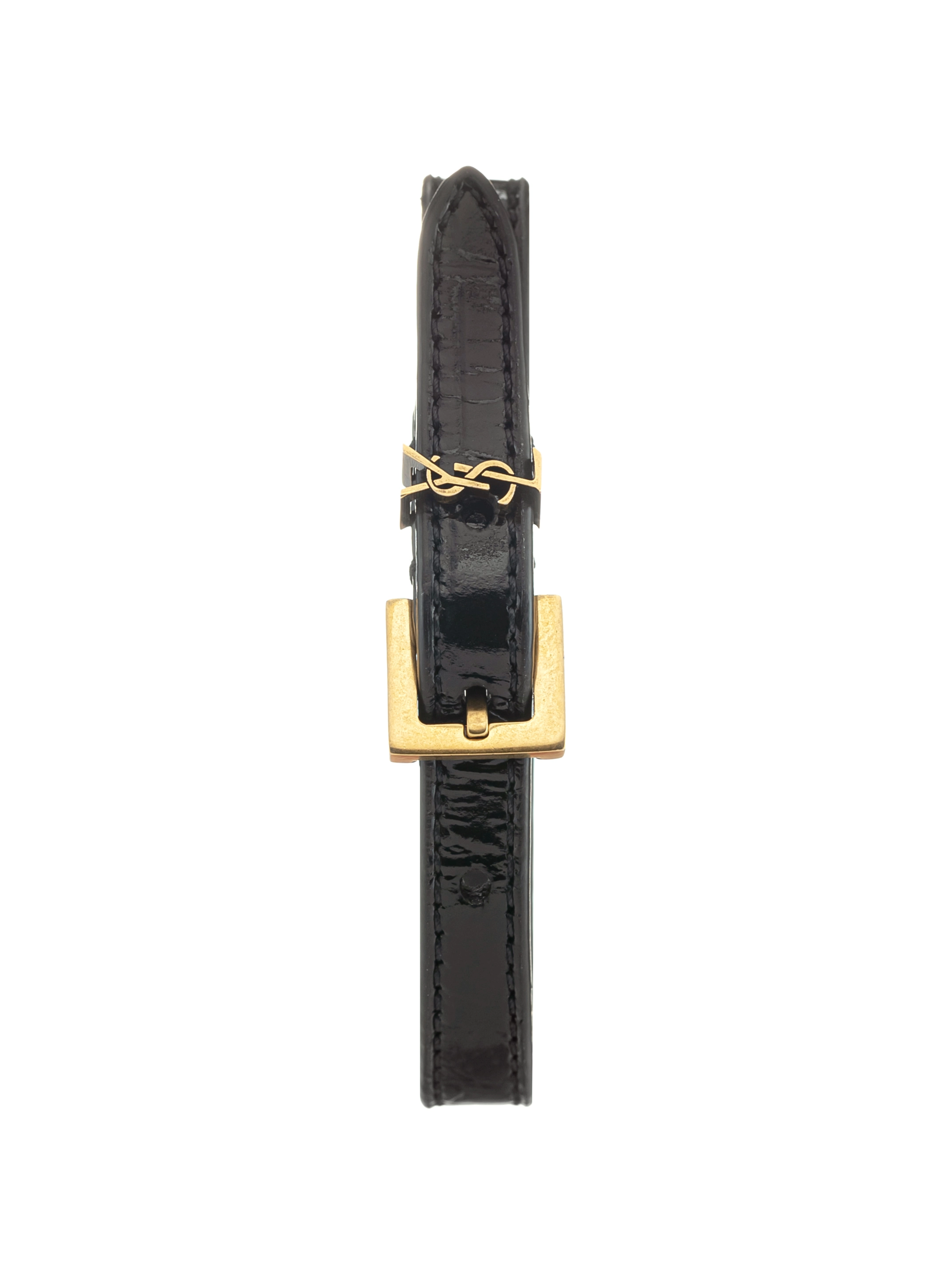 Saint Laurent women's Cassandre leather bracelet - buy for 216600