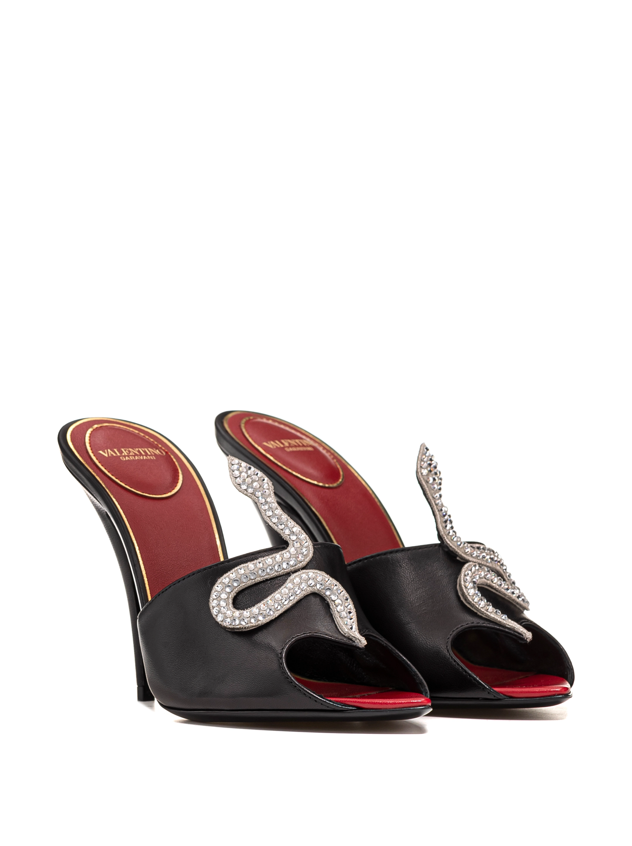 Valentino Garavani women's Logo leather mules - buy for 602850 KZT