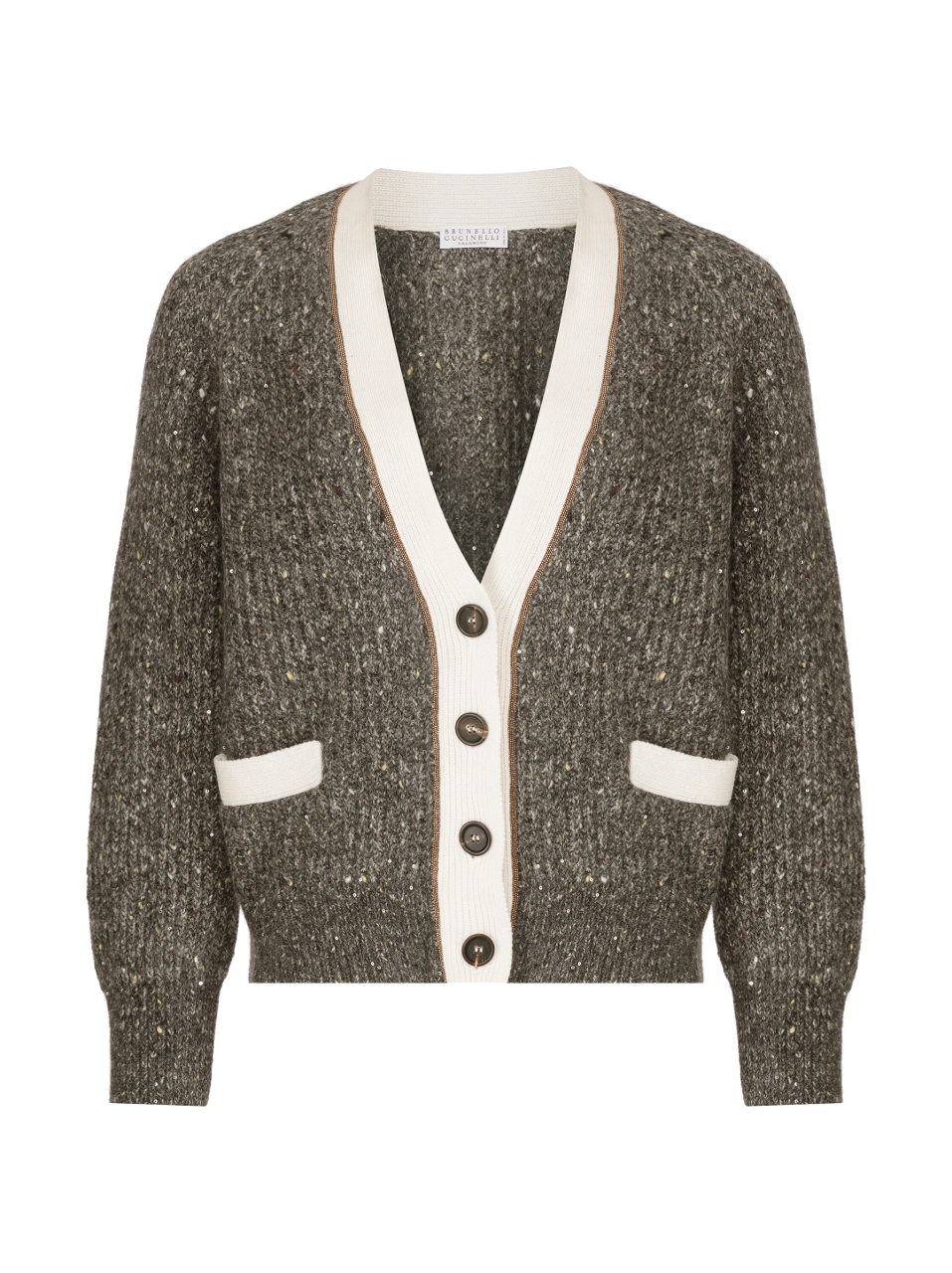 Brunello Cucinelli women's Sequin knitted cardigan - buy for