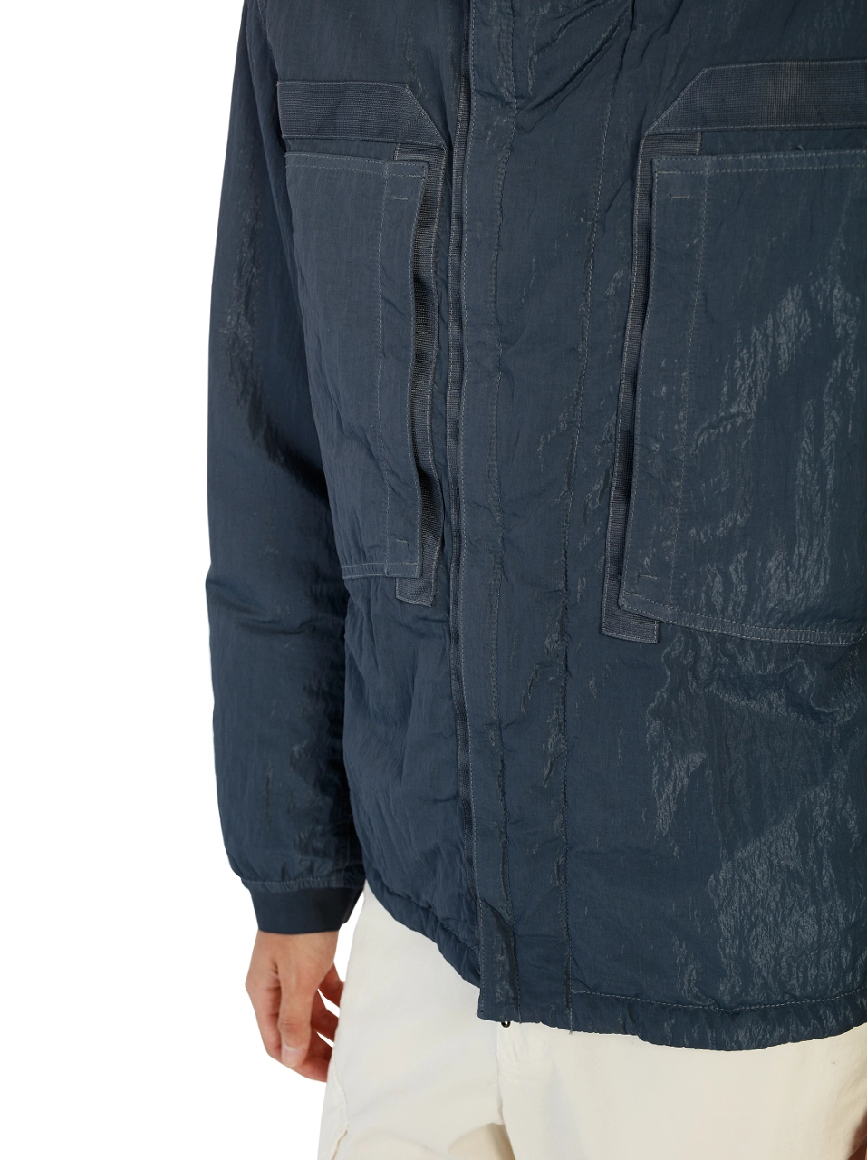 Stone Island women's Crinkled jacket with an emblem - buy for