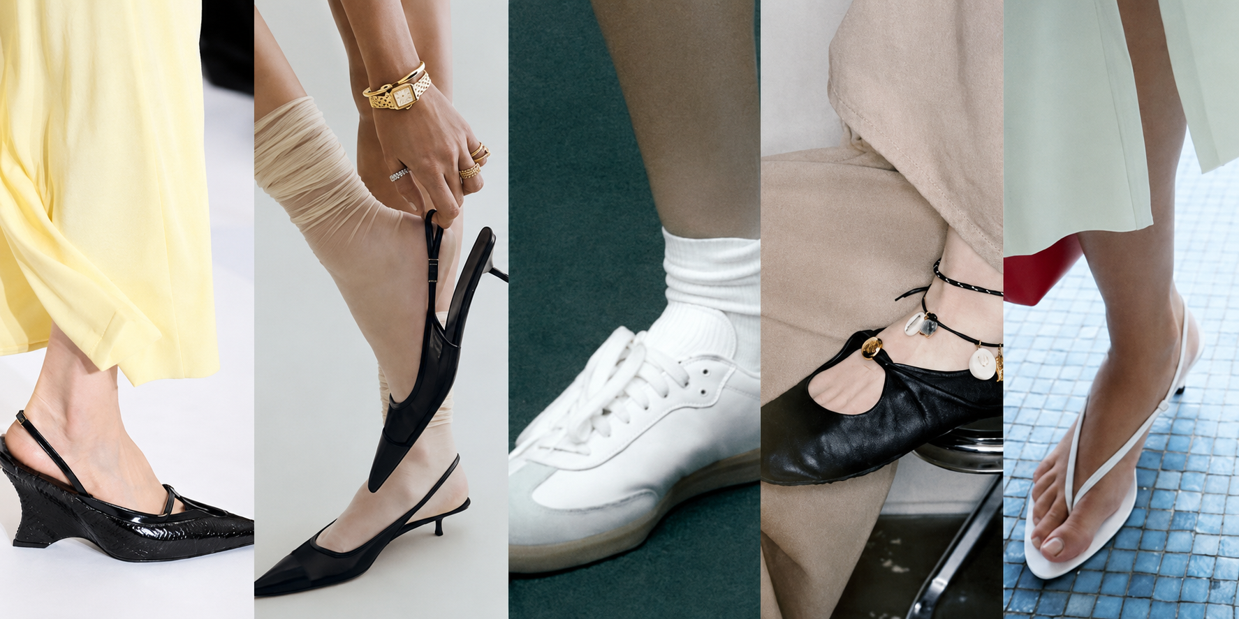 12 обувных трендов лета 2026: балетки, вьетнамки, slim sneakers и многое другое - Новости Viled.kz - фото 1