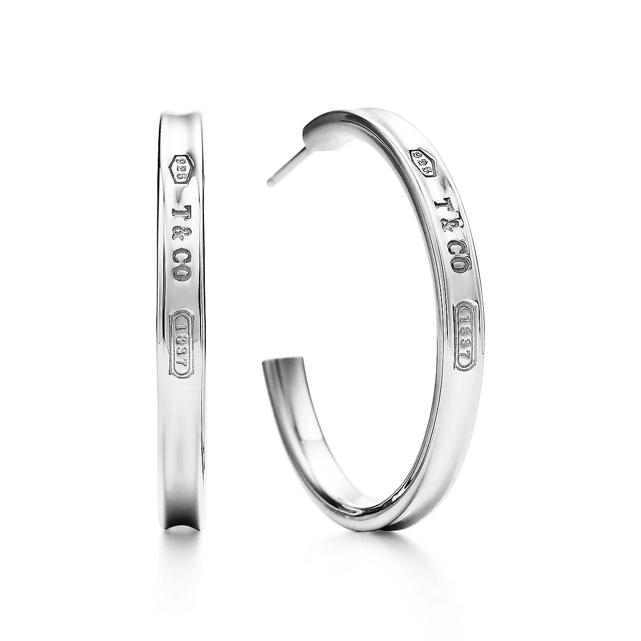 Tiffany & Co. Tiffany 1837® Hoop Earrings Sterling silver - buy