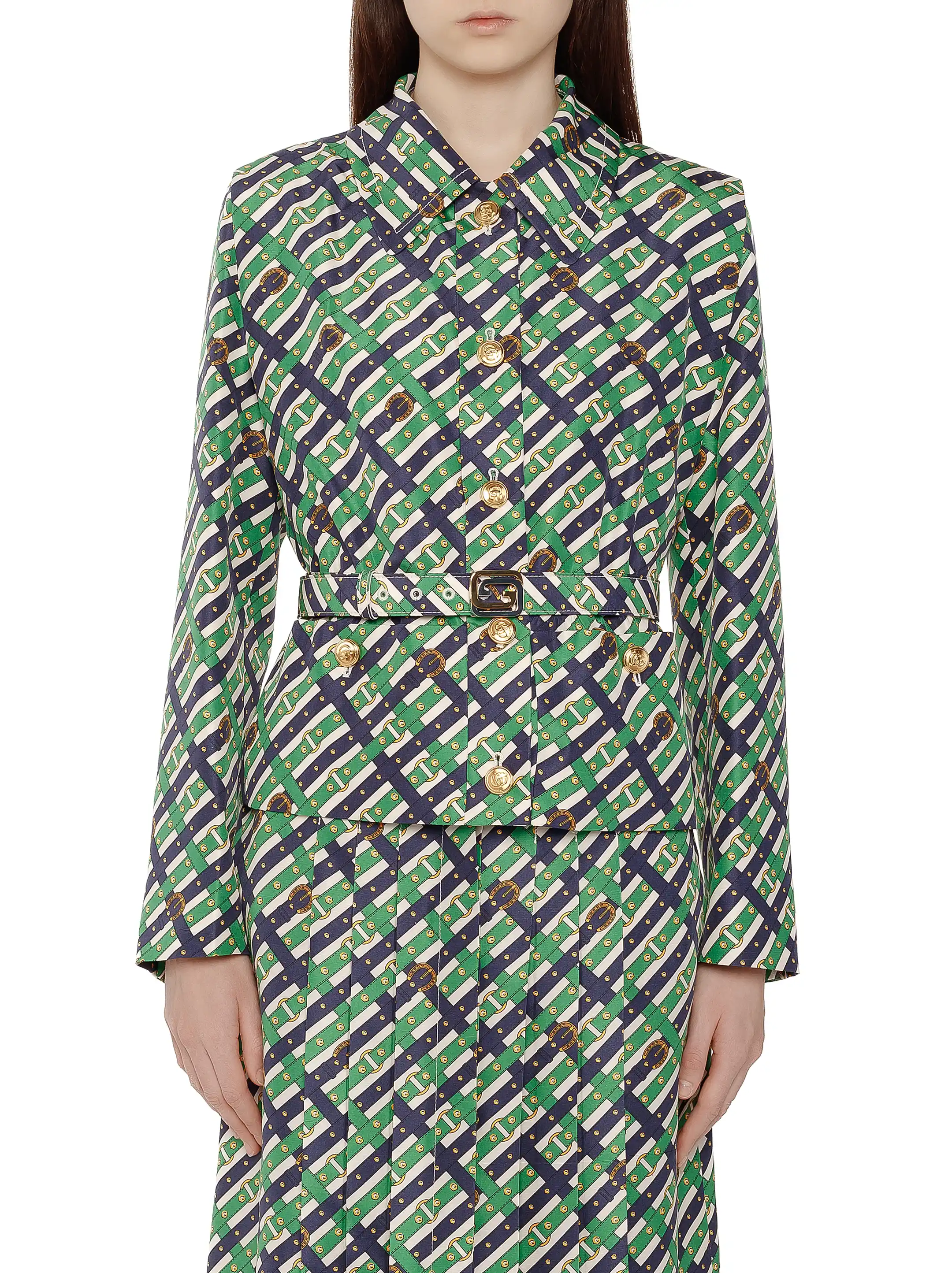 Gucci women's Printed silk jacket - buy for 2047000 KZT in the