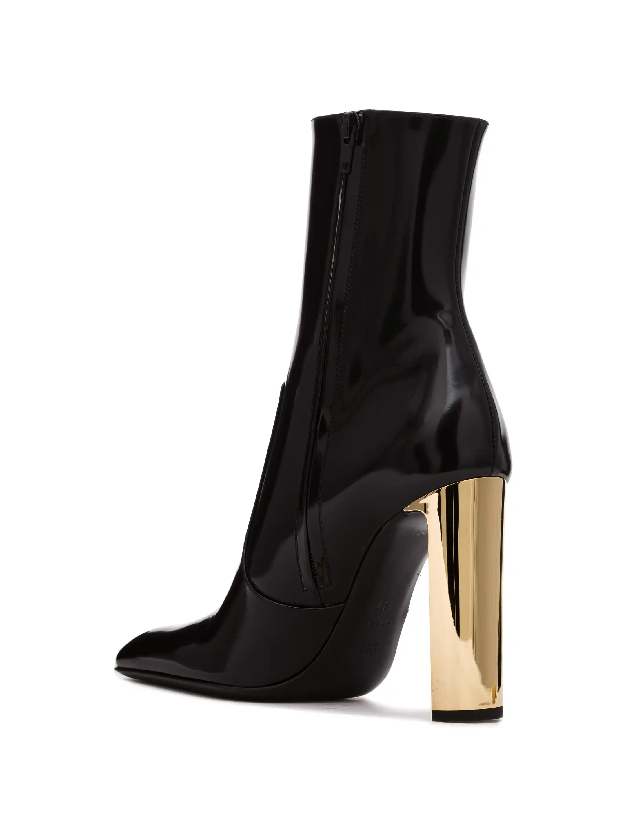 Saint Laurent women's Auteuil patent leather ankle boots - buy for
