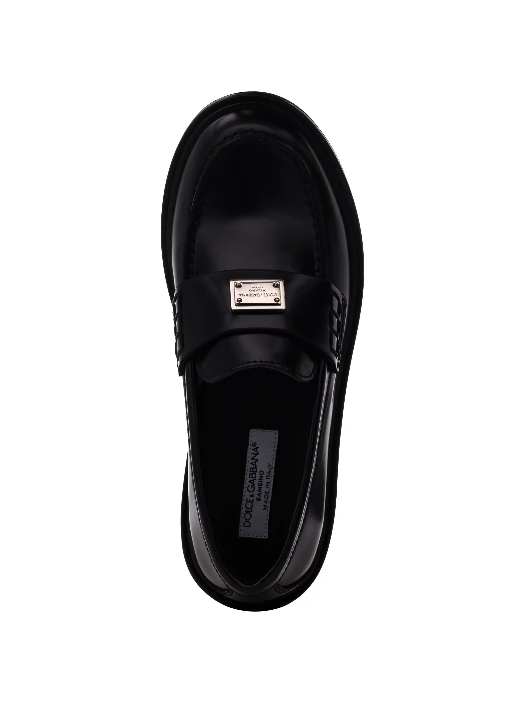 Dolce&Gabbana women's Logo leather loafers - buy for 168750 KZT in