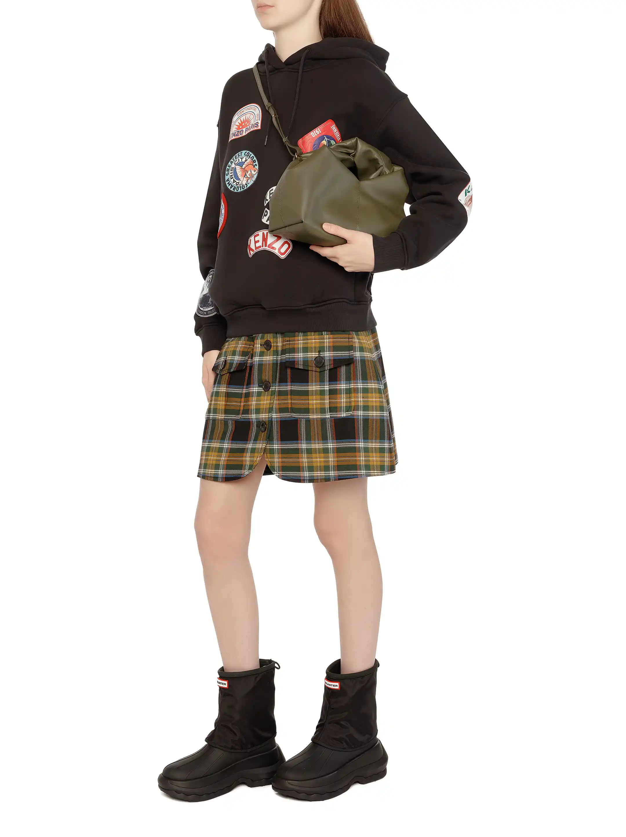 Kenzo women's Checked mini skirt - buy for 114100 KZT in the