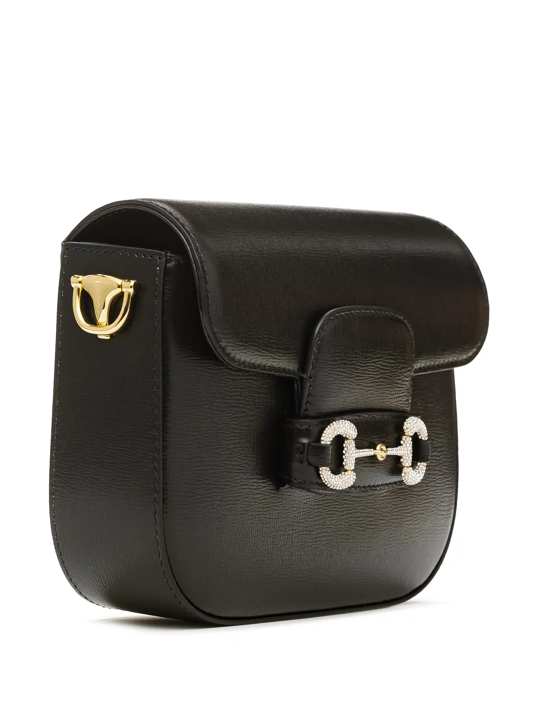 バッグ GUCCI Horsebit Black Leather Vanity Bag Gucci women's Gucci Horsebit 1955 mini bag - buy for 1710000 KZT