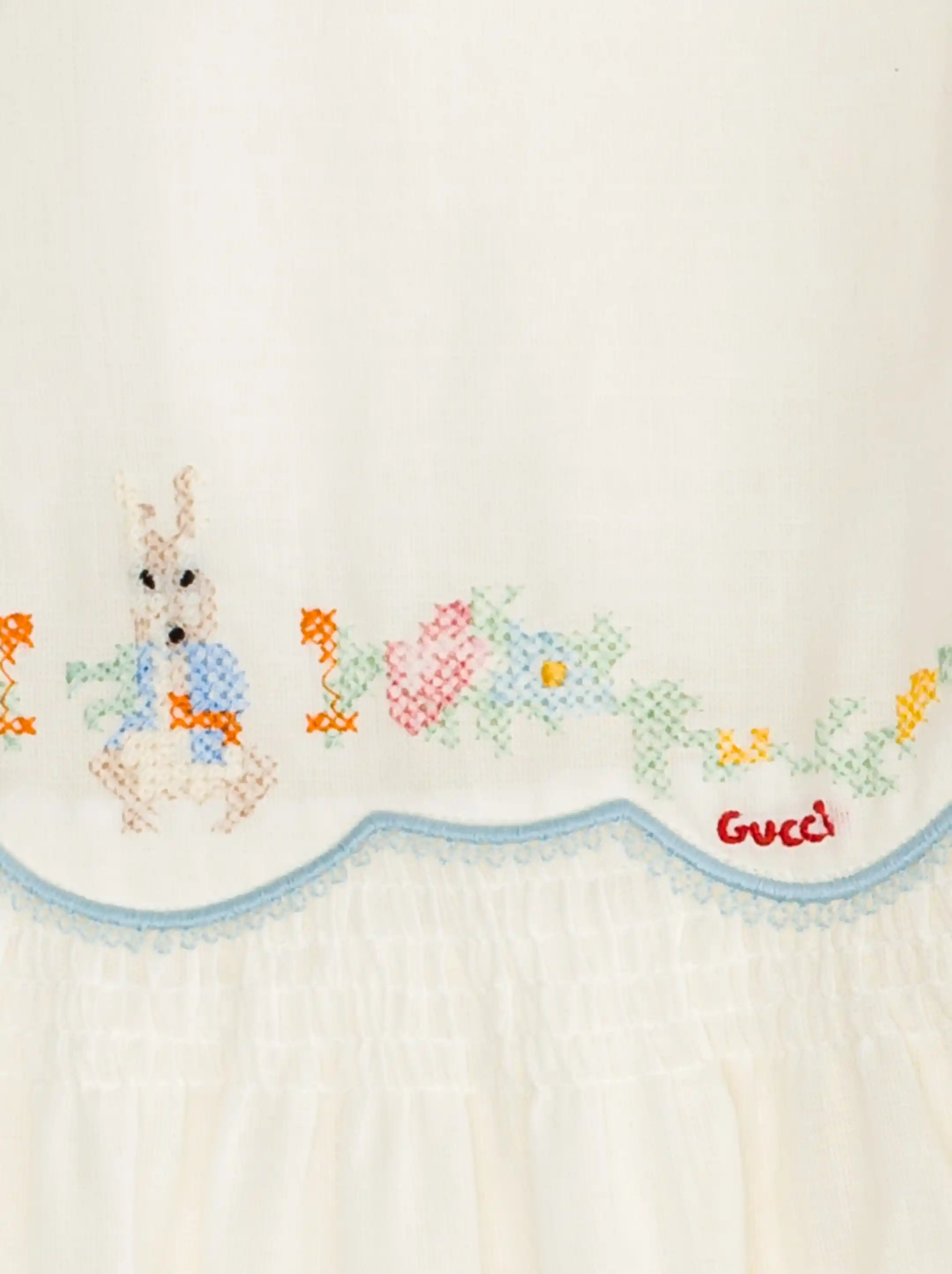 Gucci Peter Rabbit embroidered dress for newborns - buy for 376200