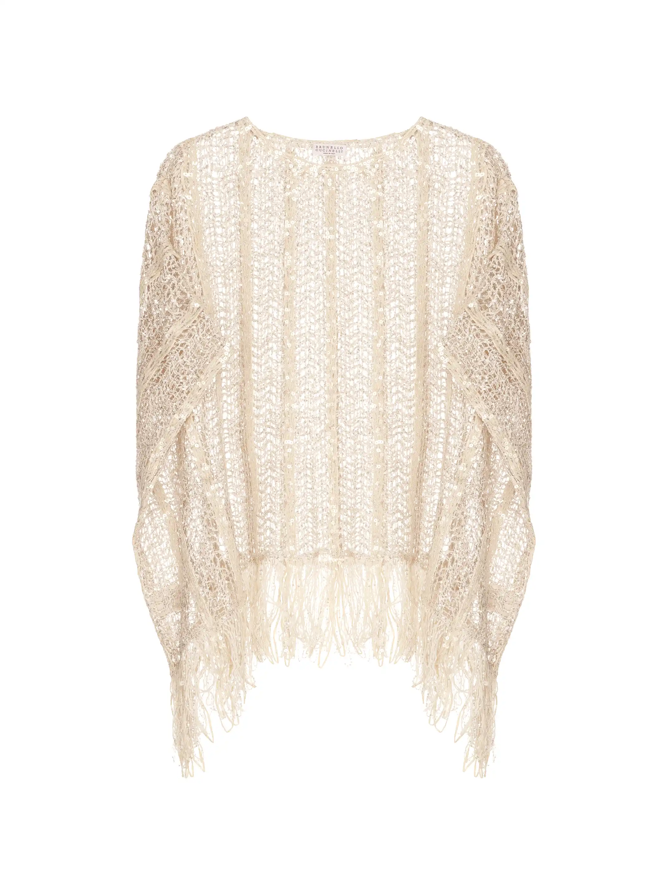 Brunello Cucinelli women's Sequin embellished cape - buy for