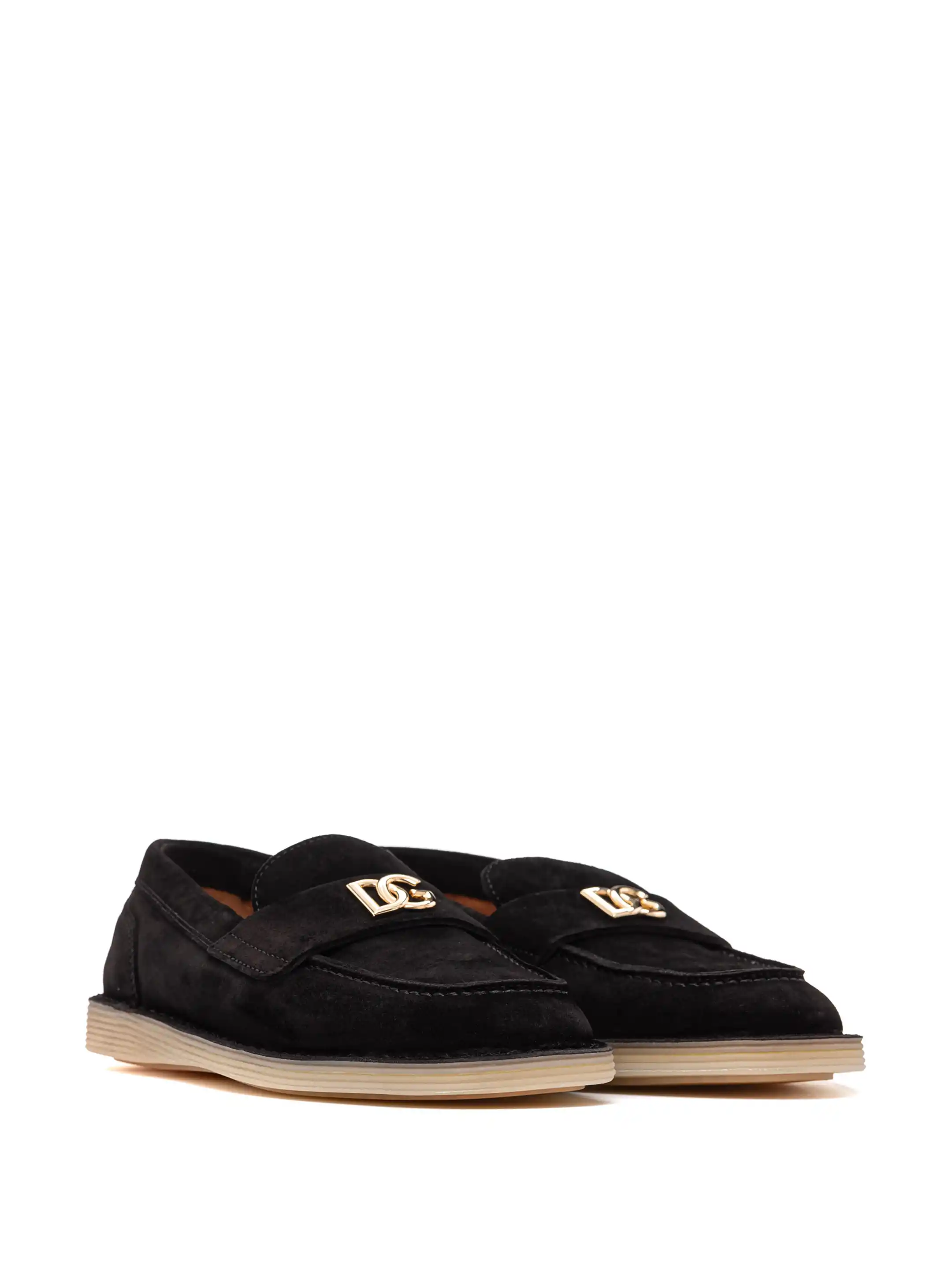 Dolce&Gabbana women's DG Suede loаfers - buy for 671400 KZT in the