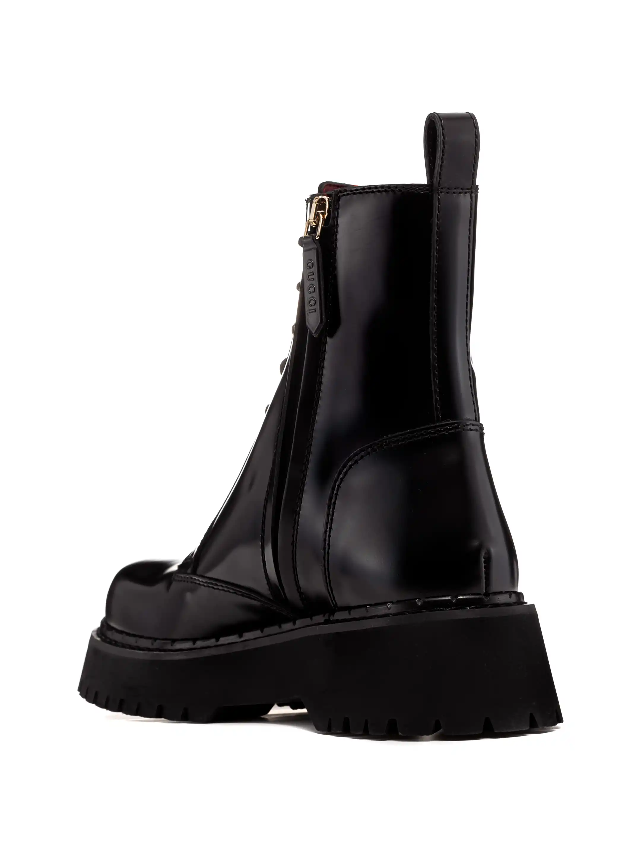 Gucci women's Web leather boots - buy for 833600 KZT in the