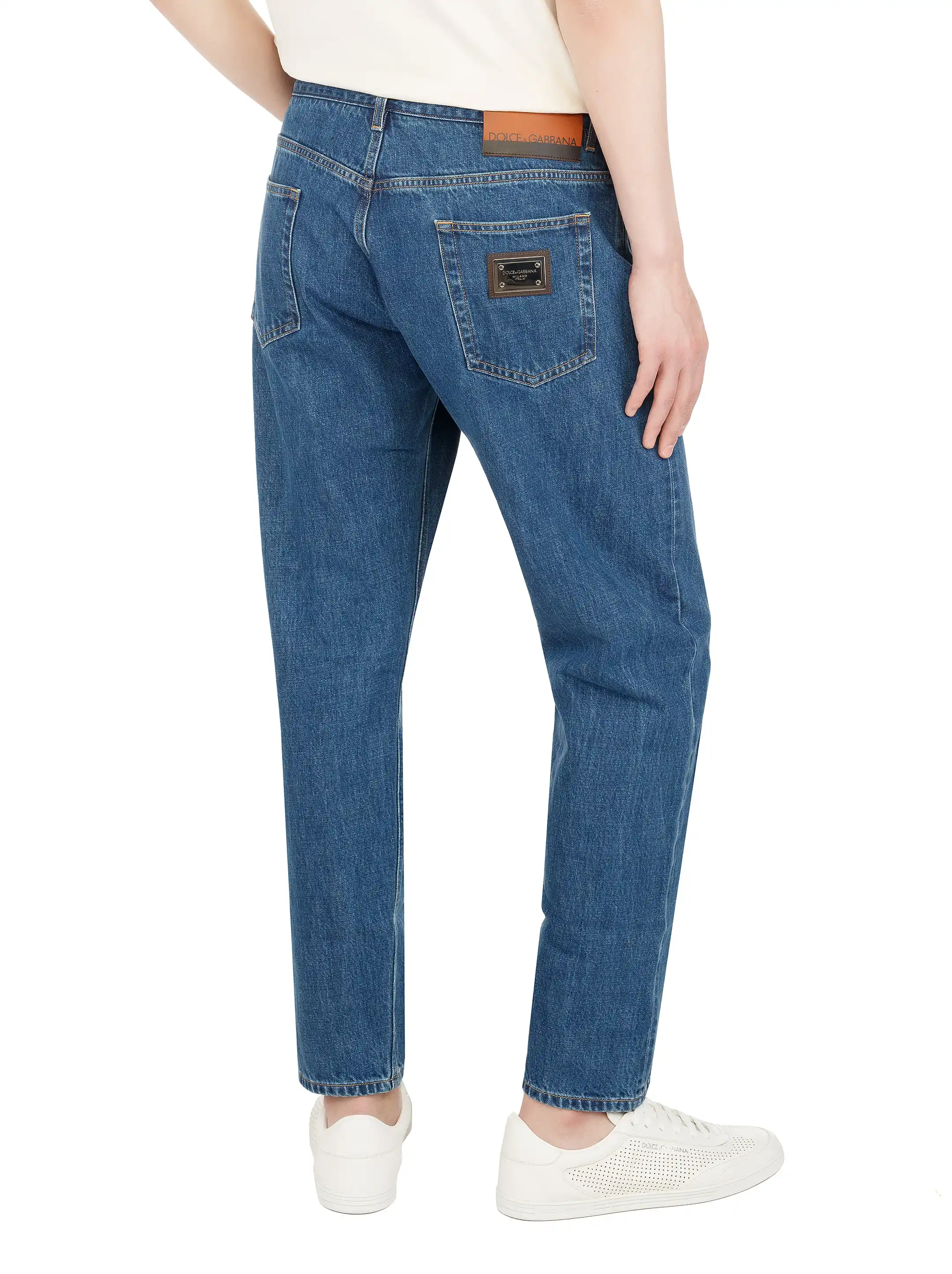 Dolce&Gabbana women's Logo straight jeans - buy for 706000 KZT in