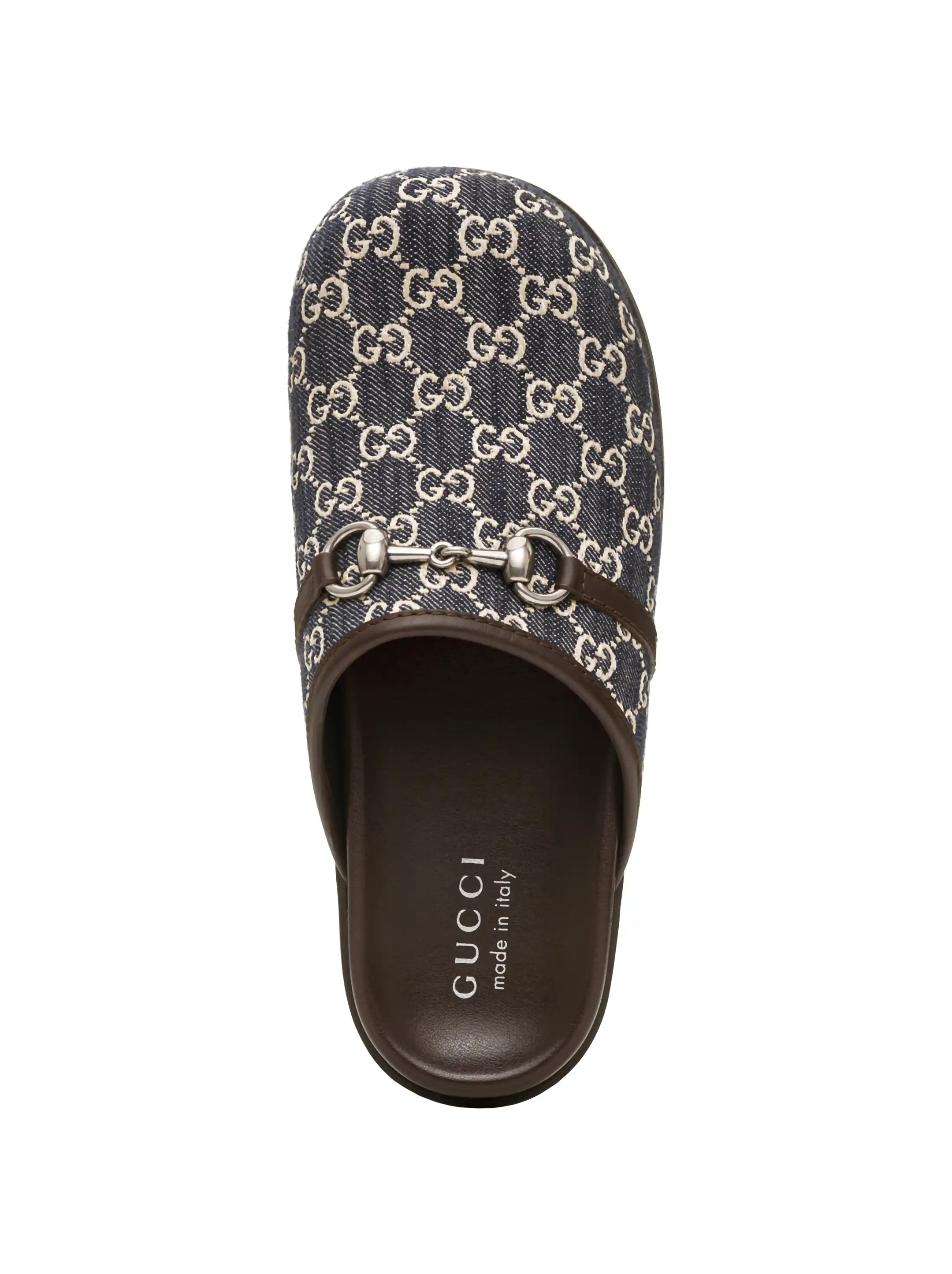Gucci women's Horsebit denim slippers - buy for 458300 KZT in the