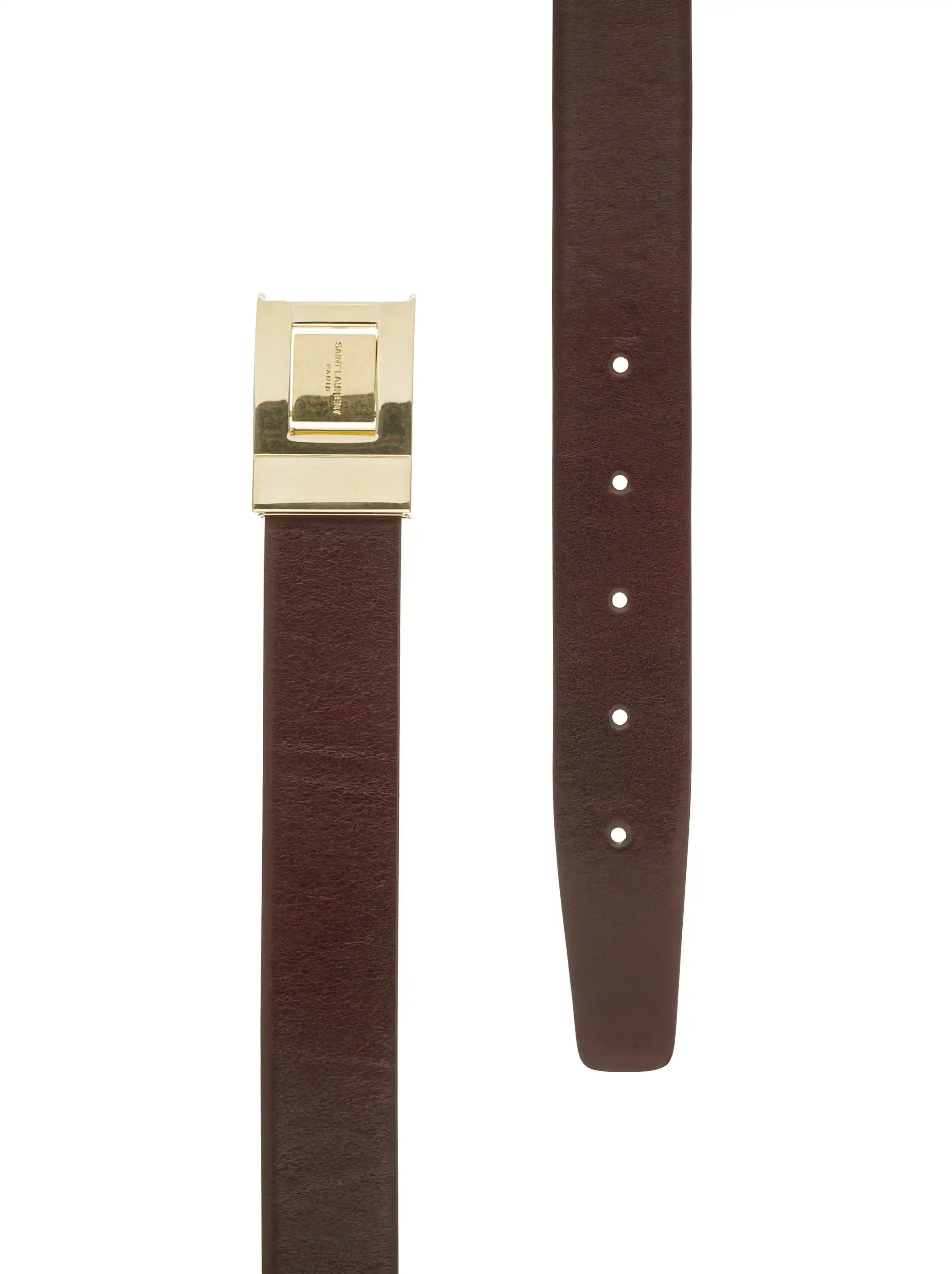 Saint Laurent women's LA 76 leather belt - buy for 327700 KZT in
