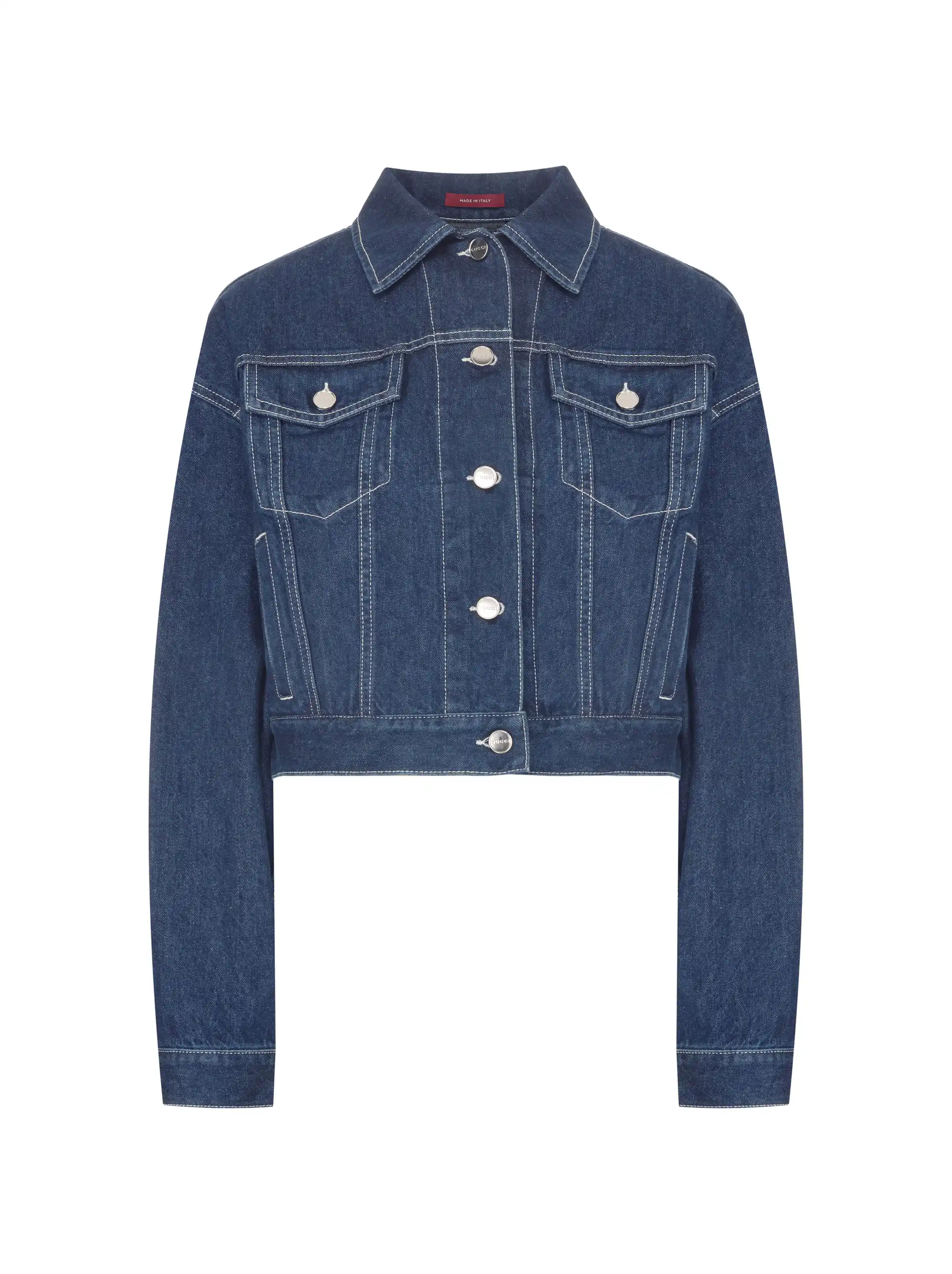 Gucci women's Cropped denim jacket - buy for 1194900 KZT in the