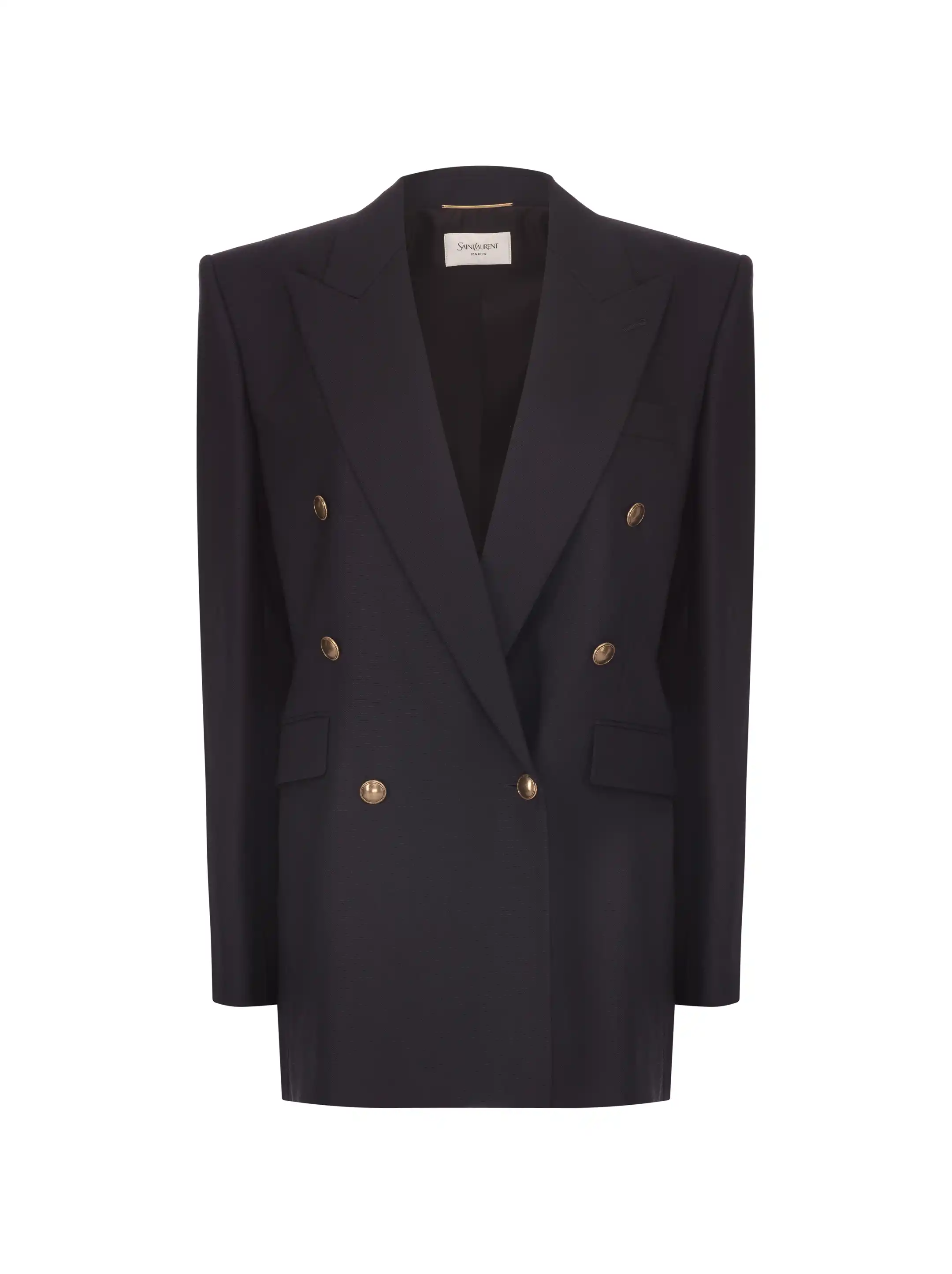 Saint Laurent women's Double-breasted woollen blazer - buy for